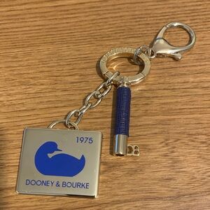 Dooney & Bourke Vintage Brass Duck Keychain/Bag Charm